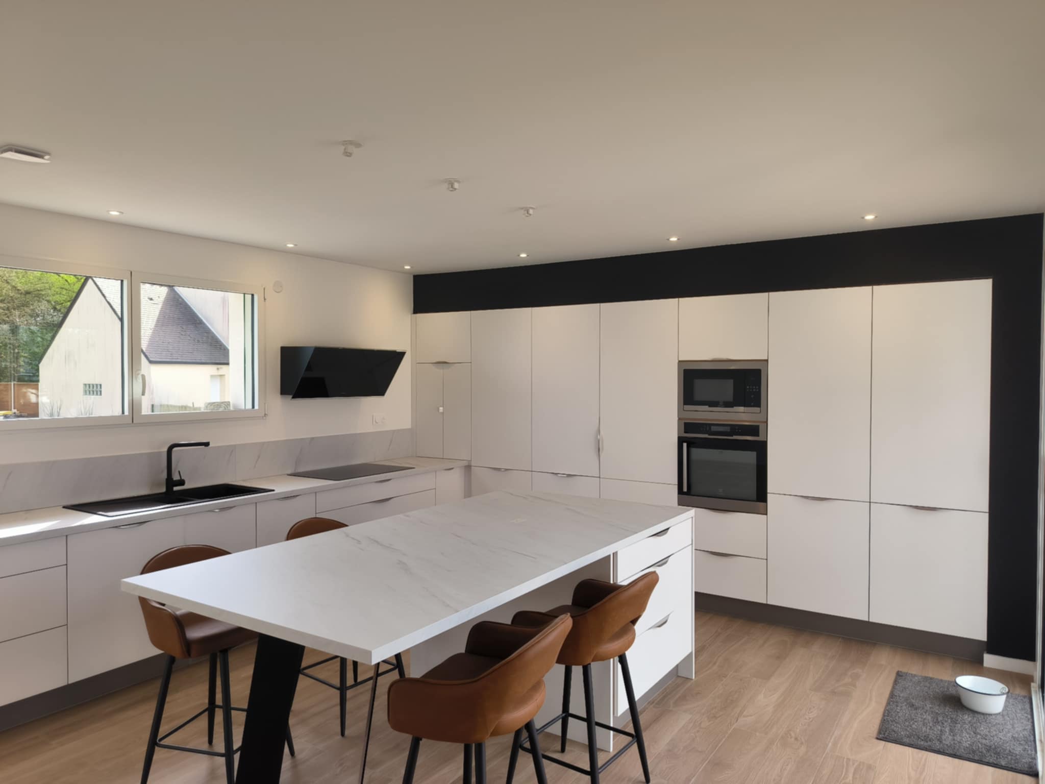 renovation cuisine sol et peinture